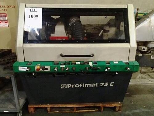 1999 WEINIG PROFIMAT MODEL 23-E MOULDER, S/N:87878, GROOVE BED,&nbsp;100AMP, 240 VOLTS, 3PH<br />