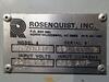 ROSENQUIST MODEL EB700H&nbsp;RADIO FREQUENCY EDGE GLUER, S/N: 59085332, 220 VOLTS INPUT, 140 AMP<br /> - 6