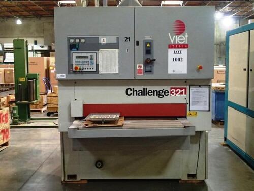 2000 VIET ITALIA 321 WIDE BELD SANDER MODEL # CHALLENGE 321B S #4407325 440 VOLTS + VIET CONTROL SYSTEM & ROLLER