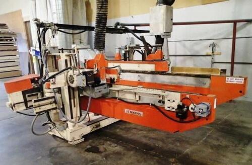 JENKINS MODEL 123 DOUBLE END MACHINING CENTER, S/N: 915 9/14/81