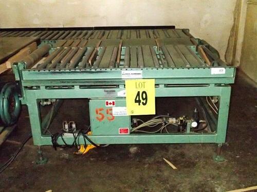 DOUCET MACHINERIES OUTFEED CONVEYOR, MODEL BT-RS-24-60-T18-24-132G, S/N: 92-10-130