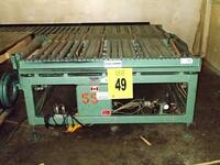 DOUCET MACHINERIES OUTFEED CONVEYOR, MODEL BT-RS-24-60-T18-24-132G, S/N: 92-10-130