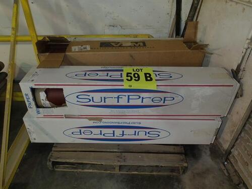 ASSORTED SANDER, SIZES 53"x003" & 46 1/2 x103 ( APPROX 21 PCS)