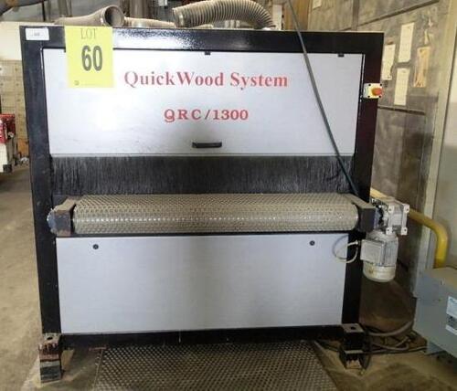 2009 QUICKWOOK MODEL QRC-9/1300 FINISHING & SEALER SANDER (53" BRUSH), S/N: 6335, ZYX 1800x1820x1250 TYPE # Q8C-9-1800