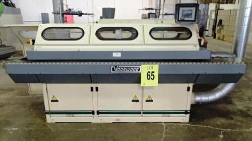 2002 VOORWOOD MODEL A117B SHAPER SANDER, S/N: 2247, WITH OPTISAND SYSTEM CONTROL