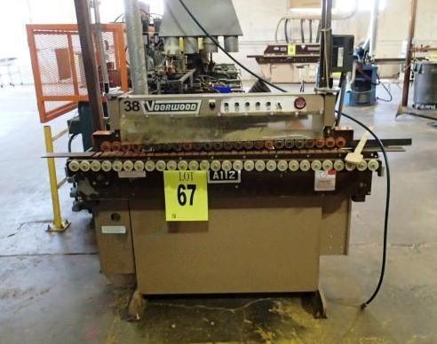 1989 VOORWOOD MODEL A112 SHAPER & SANDER, S/N: 1584