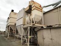 50 HP, DUST COLLECTOR SYSTEM, INCLUDE DUST BAG HOUSE & CYCLONE