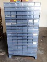 4-24 DRAWERS SMALL PARTS ORGANIZER W/CONTENT
