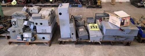 ASSORTED ELECTRIC CONTROL BOXES (2 PALLETS)
