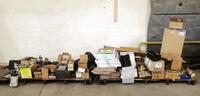 ASSORTED LIGHTS, SAFETY TAPE, AIR FILTERS, WAREHOUSE SIGNS, NAILS, ETC (2 PALLETS)
