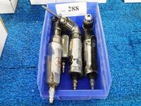 4 ASSORTED PNEUMATIC ANGLE DRILLS & WRENCHES