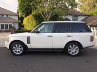 2008 LAND ROVER RANGE ROVER-IMMACULATE CONDITION, 38000 MILES, WHITE EXTERIOR, BLACK,INTERIOR, LOADED, V-8 ENGINE, STEP-UP RAILS, Etc