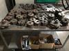 APPROXIMATELY&nbsp;30 CUTTING HEADS FOR SHAPER AND MOLDING MACHINE (WITHOUT ROLLING CART)<br /> - 2