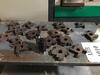 APPROXIMATELY&nbsp;30 CUTTING HEADS FOR SHAPER AND MOLDING MACHINE (WITHOUT ROLLING CART)<br /> - 4