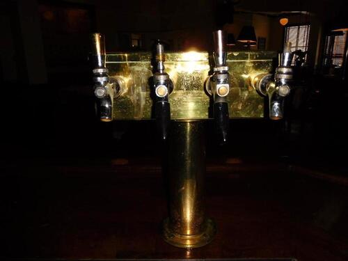 BRASS BAR TAP - (LOCATION: 2ND FLOOR MAIN BAR)