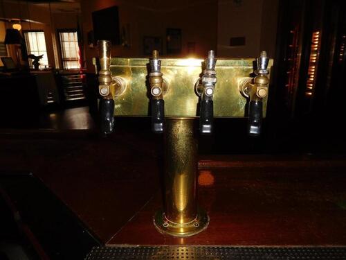 BRASS BAR TAP - (LOCATION: 2ND FLOOR MAIN BAR)