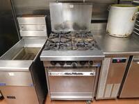 GARLAND 4-BURNER RANGLE / OVEN - (LOCATION: 2ND FLOOR KITCHEN