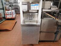 (2) STAINLESS STEEL HAND WASHING STATION