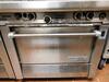 GARLAND 4-BURNER RANGLE / OVEN W/ STAINLESS STEEL SHELVING - (LOCATION: 2ND FLOOR KITCHEN) - 3