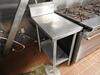 (2) STAINLESS STEEL PREP TABLES + (2) STAINLESS STEEL SHELVES - (LOCATION: 2ND FLOOR KITCHEN) - 2