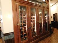 2-DOOR WINE COOLER W/ RACKS (WINE BOTTLES NOT INCLUDED)- (LOCATION: 2ND FLOOR HALLWAY NEAR MAIN BAR)