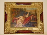 FRAMED PAINTING (SIZE: 41" X 21.5") SIGNED BY A. LUNDLEY- (LOCATION: 2ND FLOOR DINING / BANQUET ROOM 1)