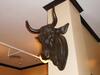 METAL BULL HEAD PROP (24" X 21") - (LOCATION: 1ST FLOOR MAIN DINING AREA TOWARDS LOBBY / ENTRANCE) - 3