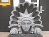 ENTRANCE STATUE (31" LENGTH X 18" WIDTH X 44" TALL) - (LOCATION: 1ST FLOOR MAIN ENTRANCE)