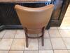 (4) AMERICAN CHAIR & SEATING BROWN LEATHER DINING CHAIRS - 2