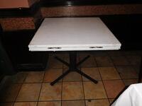 (5) 36" X 36" BANQUET TABLES (EXPANDABLE TO 50.5" DIAMETER ROUND)- (LOCATION: 1ST FLOOR STRIP SIDE BAR)