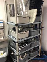 ASST'D KITCHENWARE ON 3 RACKS