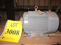 RELIANCE 15 HP MOTOR, 1770 RPM, 60 HZ, 460 VOLTS, 254T FRAME, (HC&S# A0041), (C&H K-11)