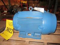 WEG 20 HP MOTOR, 1765 RPM, 60HZ, 460 VOLTS, 254/6T FRAME, MODEL: 02018ET3E256T-W22, (HC&S# K5207), (C&H J-5)