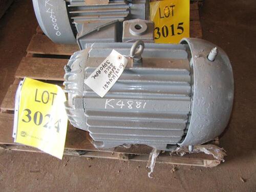 ALLIS - CHALMERS 20 HP MOTOR, 3540 RPM, 60 HZ, 286U FRAME, (HC&S# K4881), (C&H GRD FLR 23)