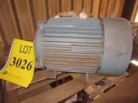 MARATHON 20 HP MOTOR, 3457 RPM, 60 HZ, 460 VOLTS, 256T FRAME, (HC&S# K4414), (C&H A-13)