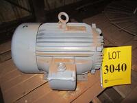 TOSHIBA 20 HP MOTOR, 1175 RPM, 60 HZ, 460 VOLTS, 286T FRAME, (HC&S# A0179), (C&H K-9)