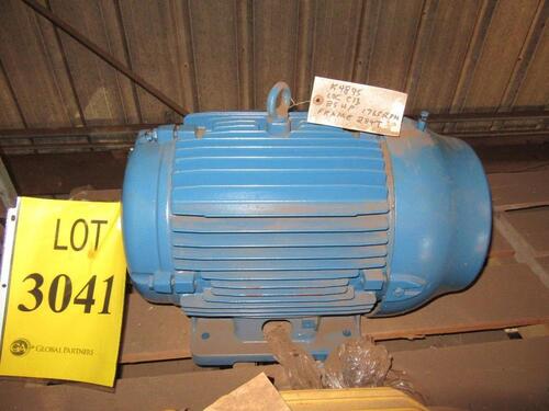 WEG 25 HP MOTOR, 1765 RPM, 60 HZ, 460 VOLTS, 284T FRAME, MODEL: 02518ET3E284T, (HC&S# K4895), (C&H E-7)