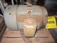 GE 60 HP MOTOR, 1190 RPM, 60 HZ, 460 VOLTS, 404T FRAME, MODEL: 5KW404SS308, (HC&S# A0691), (C&H B-15)