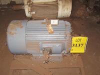 TOSHIBA 100 HP MOTOR, 1760 RPM, 60 HZ, 460 VOLTS, 405T FRAME, (HC&S# A1123), (C&H GRD FLR 7)