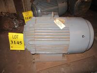 125 HP MOTOR, 1185 RPM, 60 HZ, 460 VOLTS, 445TE FRAME, (HC&S# A0682), (C&H GRD FLR 6)