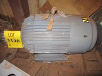 125 HP MOTOR, 1185 RPM, 60 HZ, 460 VOLTS, 445TE FRAME, (HC&S# A0681), (C&H GRD FLR 6)