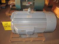 TOSHIBA 200 HP MOTOR, 1180 RPM, 60 HZ, 460 VOLTS, 505UZ FRAME, (HC&S# A1029), (C&H GRD FLR 32)