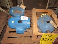 LOT (5) ASST'D WEG 3 HP, 7.5 HP AND 10 HP MOTORS, (HC&S#), (C&H A-9, B-4)