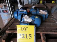 LOT (5) ASST'D WEG 1 HP, 2 HP MOTORS, (HC&S#), (C&H B-2)