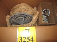 LOT OF SPARE PARTS FOR TRANSFORMER, FANS, AND GAGES (LOCATION: C&H WAREHOUSE)