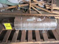 LOT (2) 18" X 51" CONVEYOR PULLEY, PLUS (1) SMALL DRUM, (LOCATION: CH WAREHOUSE)