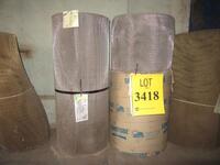 LOT (3) WESTEN STATES LINING BACKING (8 MESH) T316 S.S., P/N 029343, 39-7/8" X 172", DWG: 093-0695-00-2 TITAN 1270, (ITEM CODE 71550001), (LOCATION: RECEIVING)