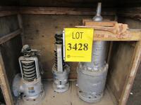 LOT (3) REPAIR CONSOLIDATED SAFETY VALVES, (1) TYPE: 1811NB-O-6X1 X22, SIZE 4, SET PRESS 470 PSI., (1) TYPE 2757B-1-X1, SIZE 2 1/2, SET PRESS 968 PSI, (1) TYPE 1912QT-1, SIZE 6, SET PRESS 470 PSI, (LOCATION: RECEIVING)