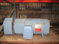 EMERSON 15 HP MOTOR, 1750 RPM, ARM VOLTS 500, ARM AMPS 26.5, FLD VOLTS 300, FLD AMPS 0.60, MODEL: 2880F450005, (LOCATION: CHEMICAL WAREHOUSE NEXT TO RECEIVING)