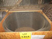LOT (4) SCREEN CENTRIFUGAL LINING (8 MESH) T430 S.S., P/N 041672, (48" X 36" RINGED BASKET), 0.032 DIA X 35.875" X 153.0" (55.35% OPEN AREA), DWG: 093-0699-00-2 LINE B REV: 1, (ITEM CODE 71224808), (LOCATION: CHEMICAL WAREHOUSE NEXT TO RECEIVING)